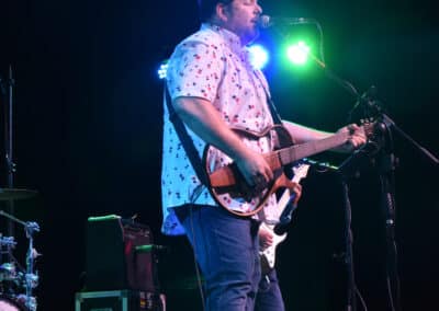 backstage with chris lee   chris singing onstage